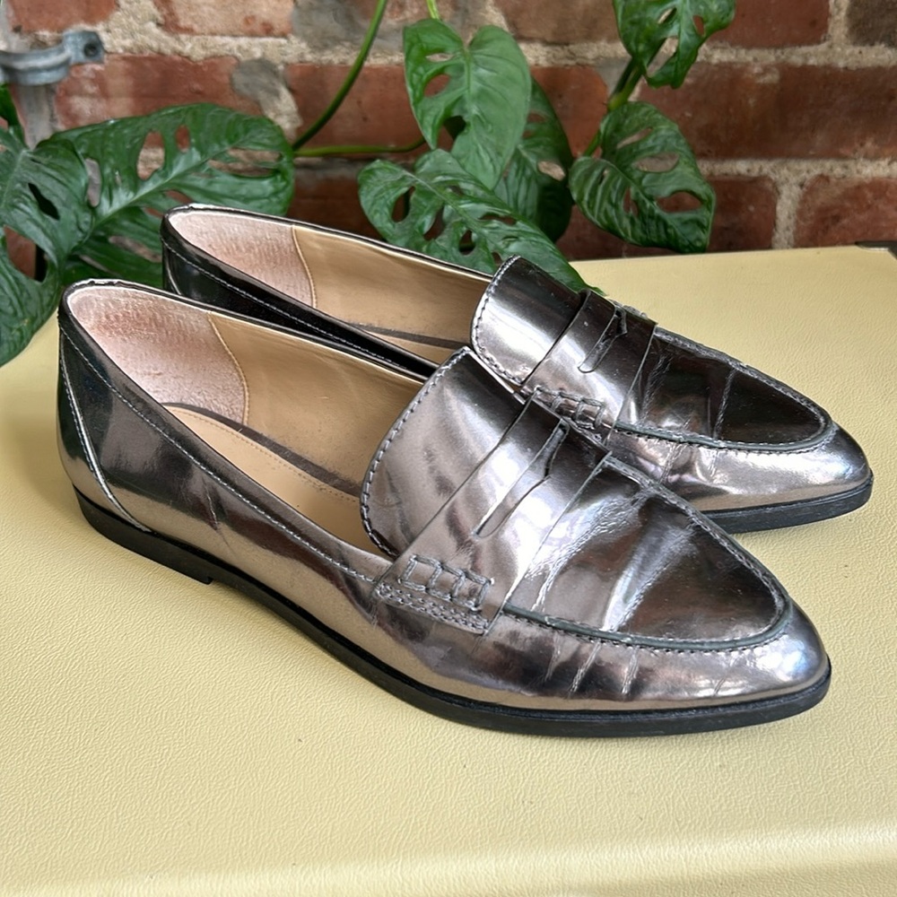 Michael Kors Metallic Loafers